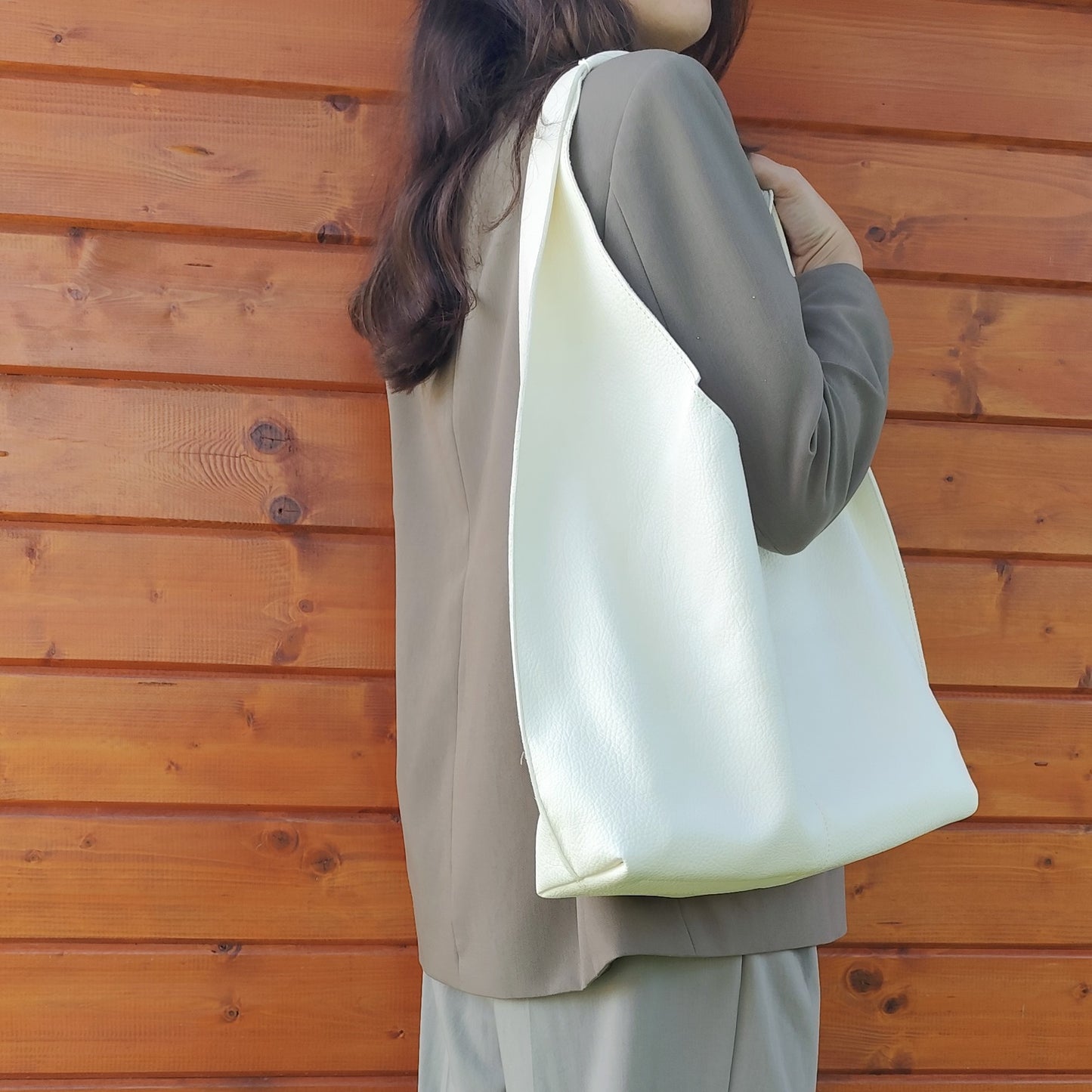 Borsa a spalla Soft con pochette