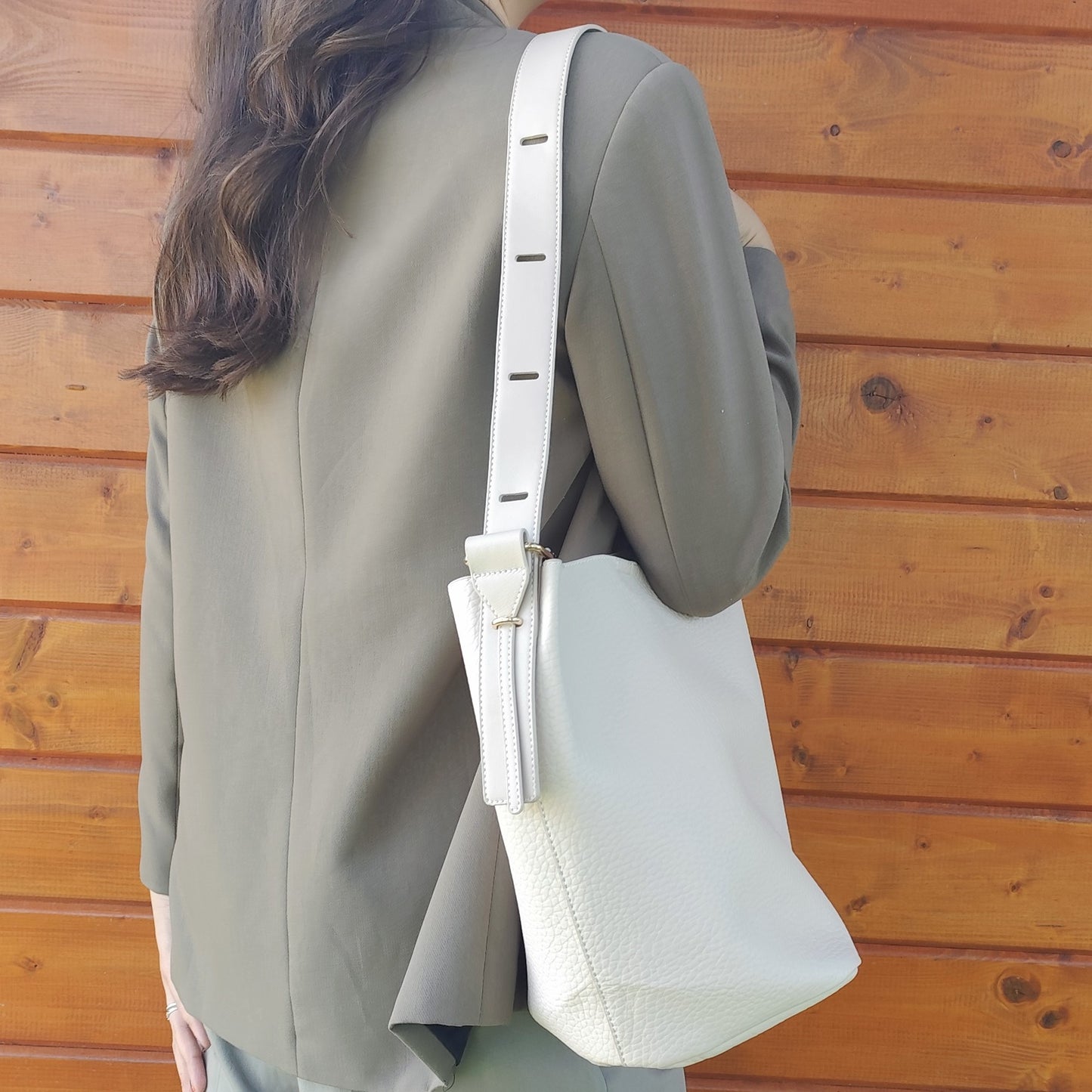 Borsa a spalla Duo con pochette