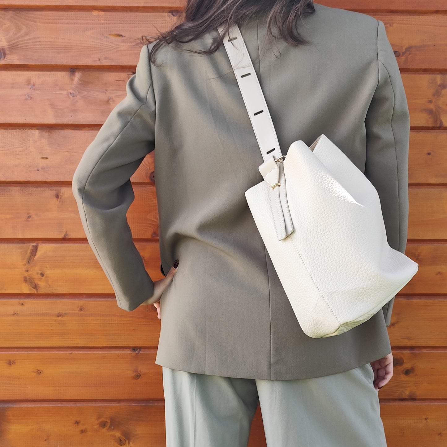 Borsa a spalla Duo con pochette