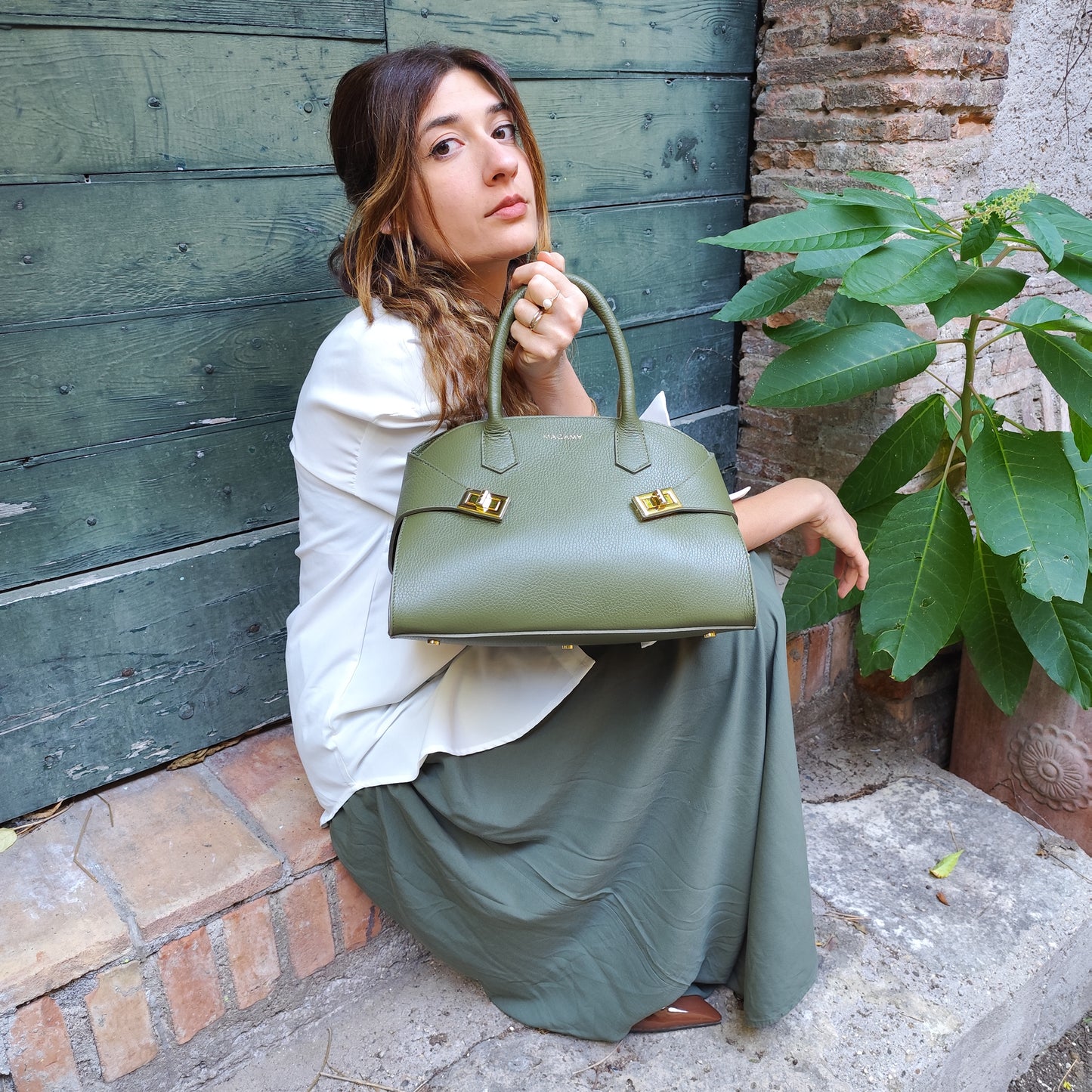 Borsa con manico Kate