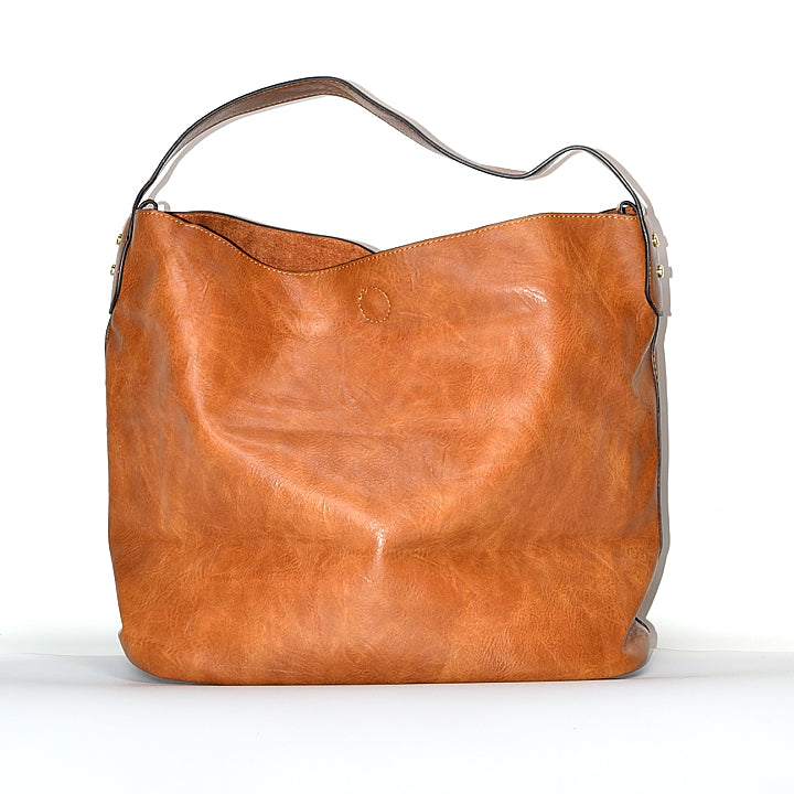 Borsa a spalla Chocolate con pochette