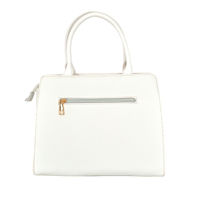 Borsa a spalla White Fresh con pochette