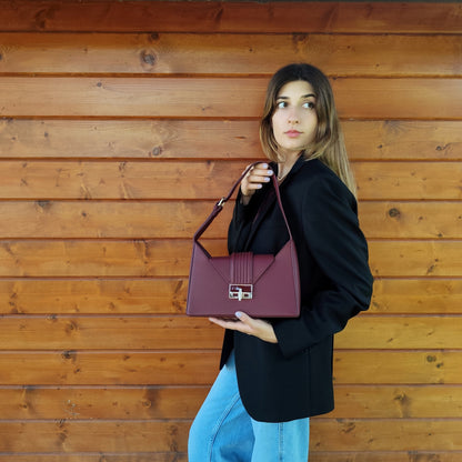 Borsa a spalla Letter