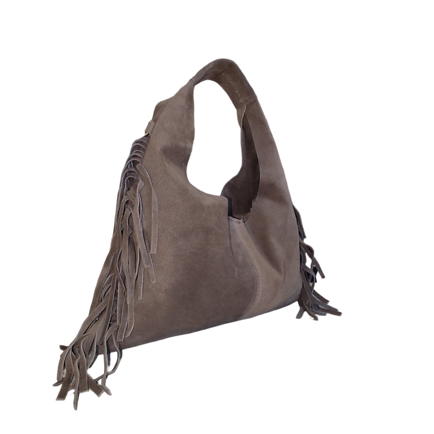 Borsa a spalla Suede Fringe