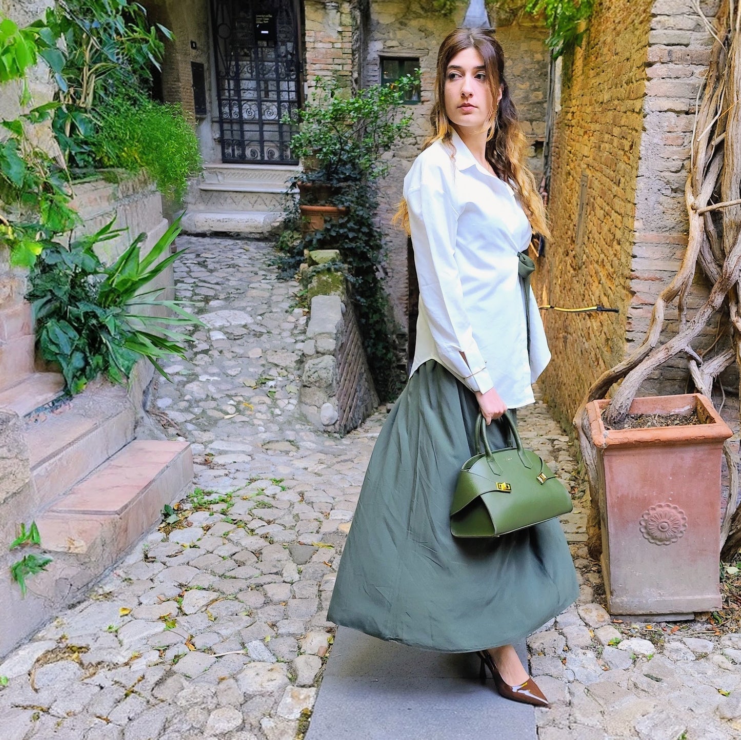 Borsa con manico Kate